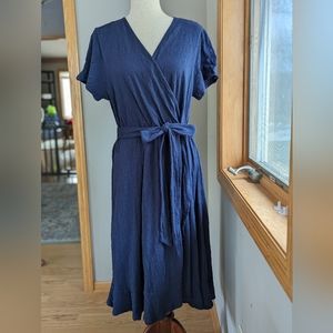 Torrid Navy Blue Midi Dress